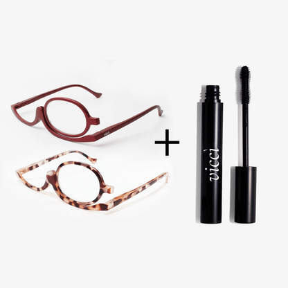 On-The-Go Set : 2 Makeup Readers + 1 Mascara